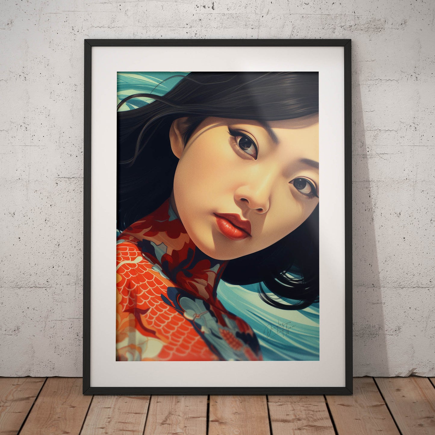 »Oriental Vintage Girl 6«