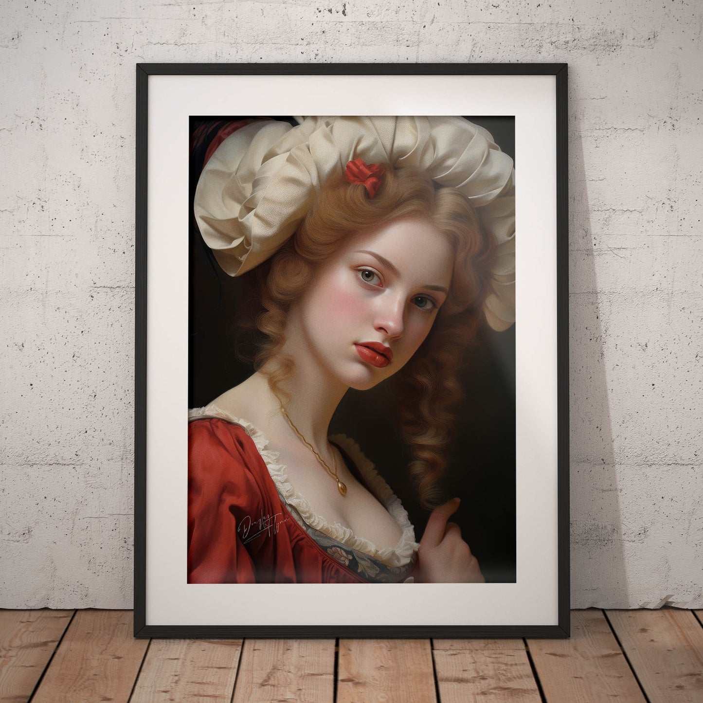 »Rebecca Rococo Girl Portrait 1«