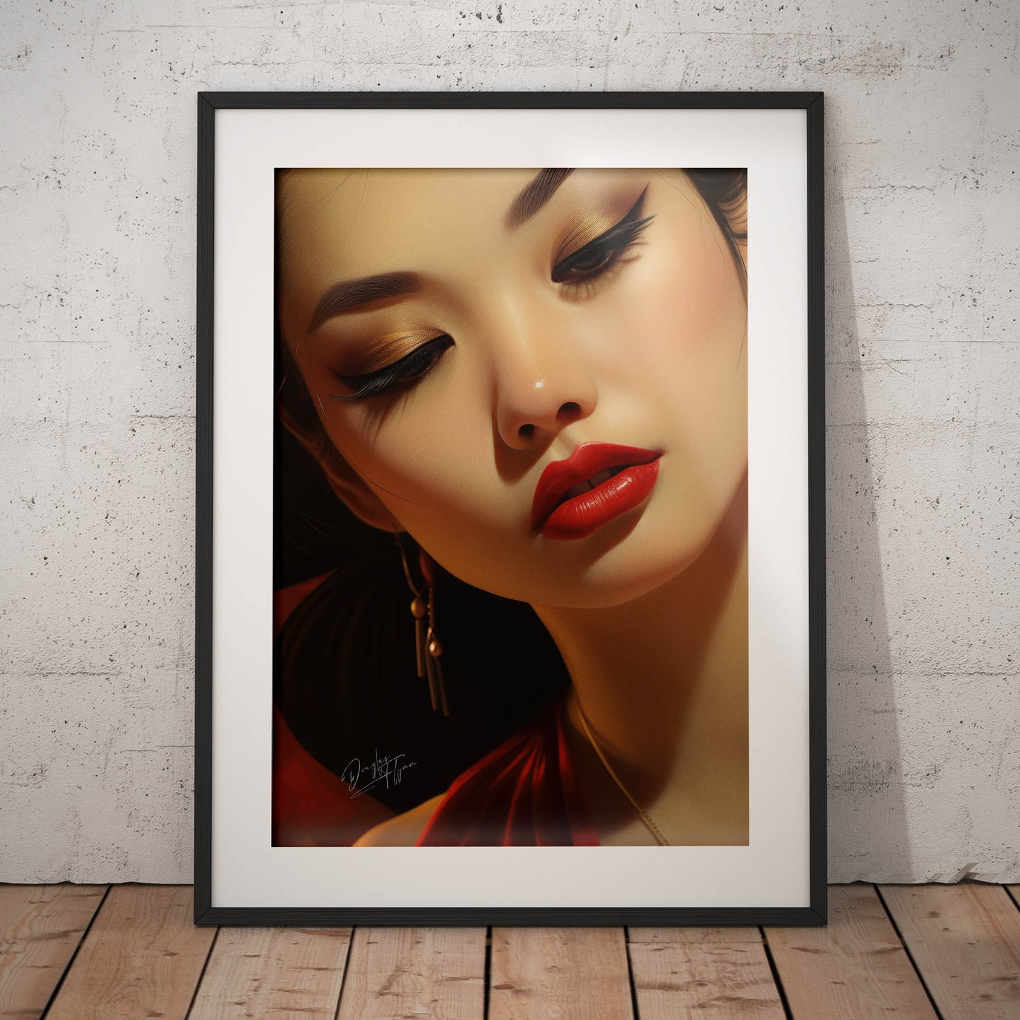 »Oriental Vintage Girl 8«