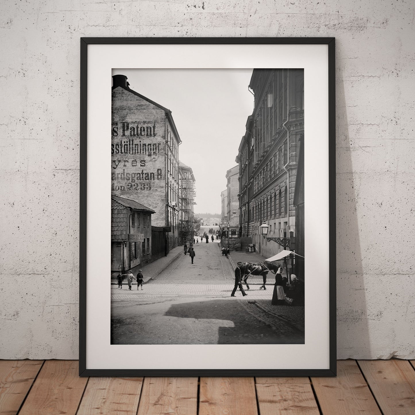 »Markvardsgatan 1896« historisk poster
