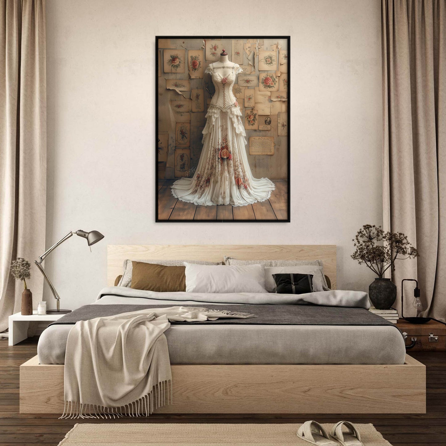 »Vintage Wedding Gown« poster