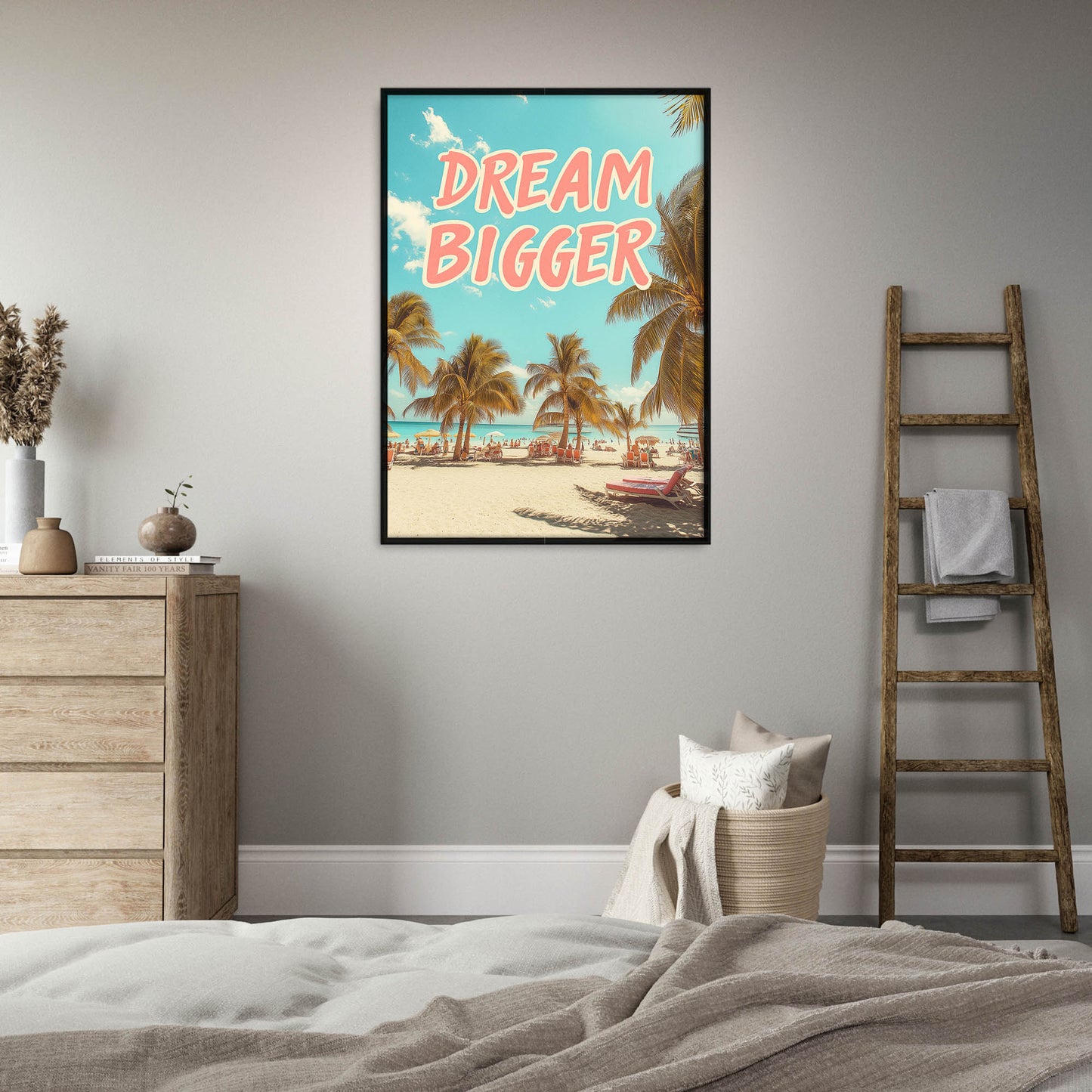 »Dream Bigger« satirisk poster