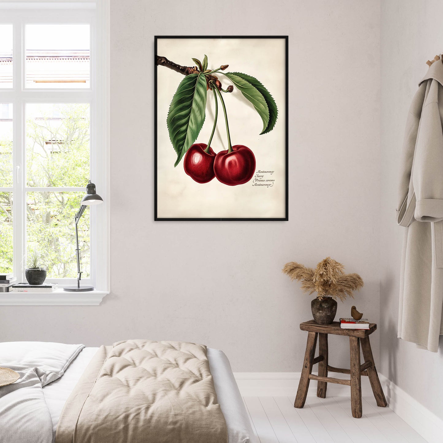 »Cherry« botanisk vintageposter