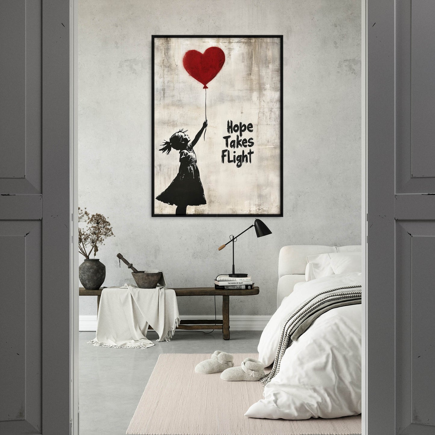 »Hope Takes Flight« arty poster