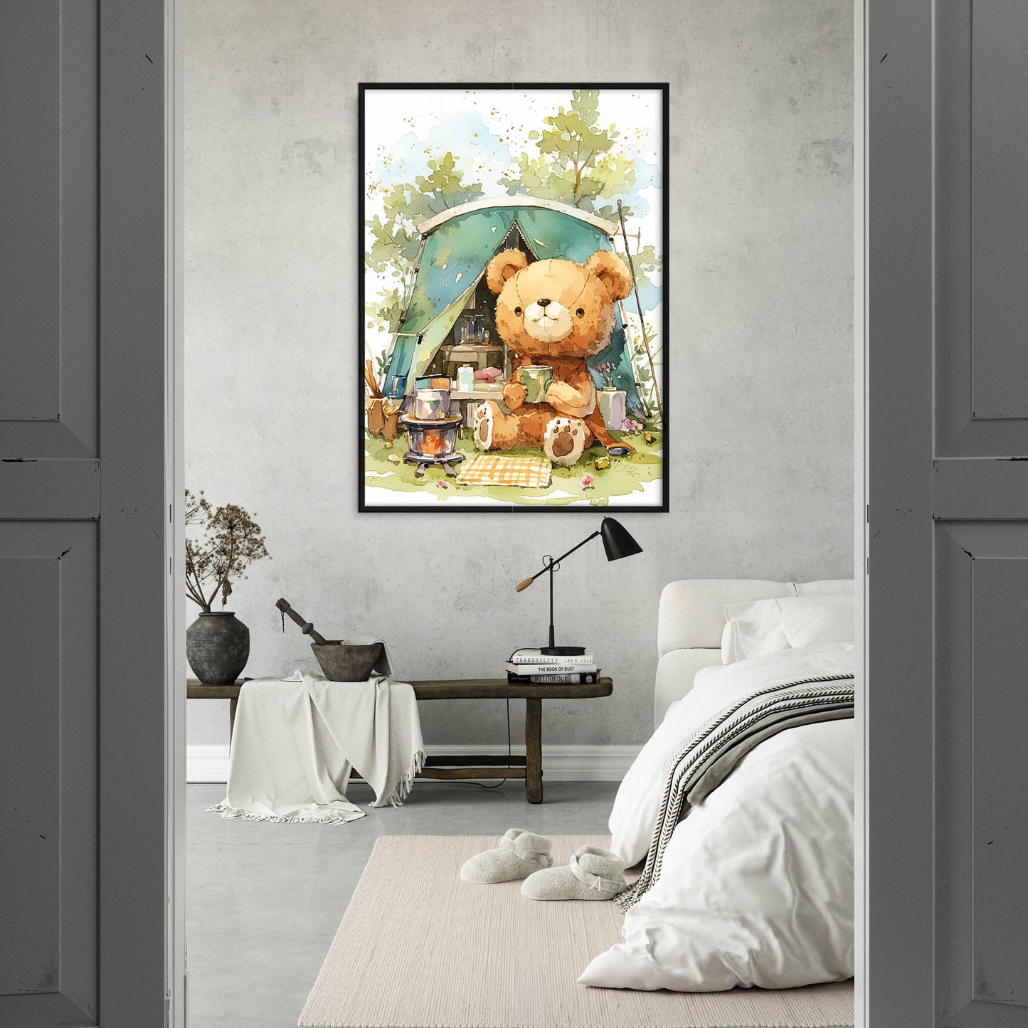 »Teddy Camping« barnposter