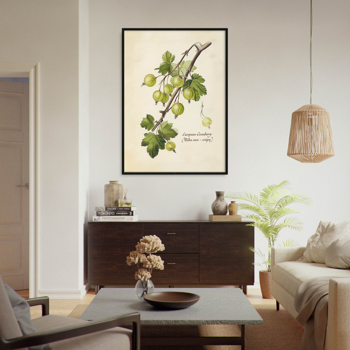 »Goosberry 1« botanisk vintageposter