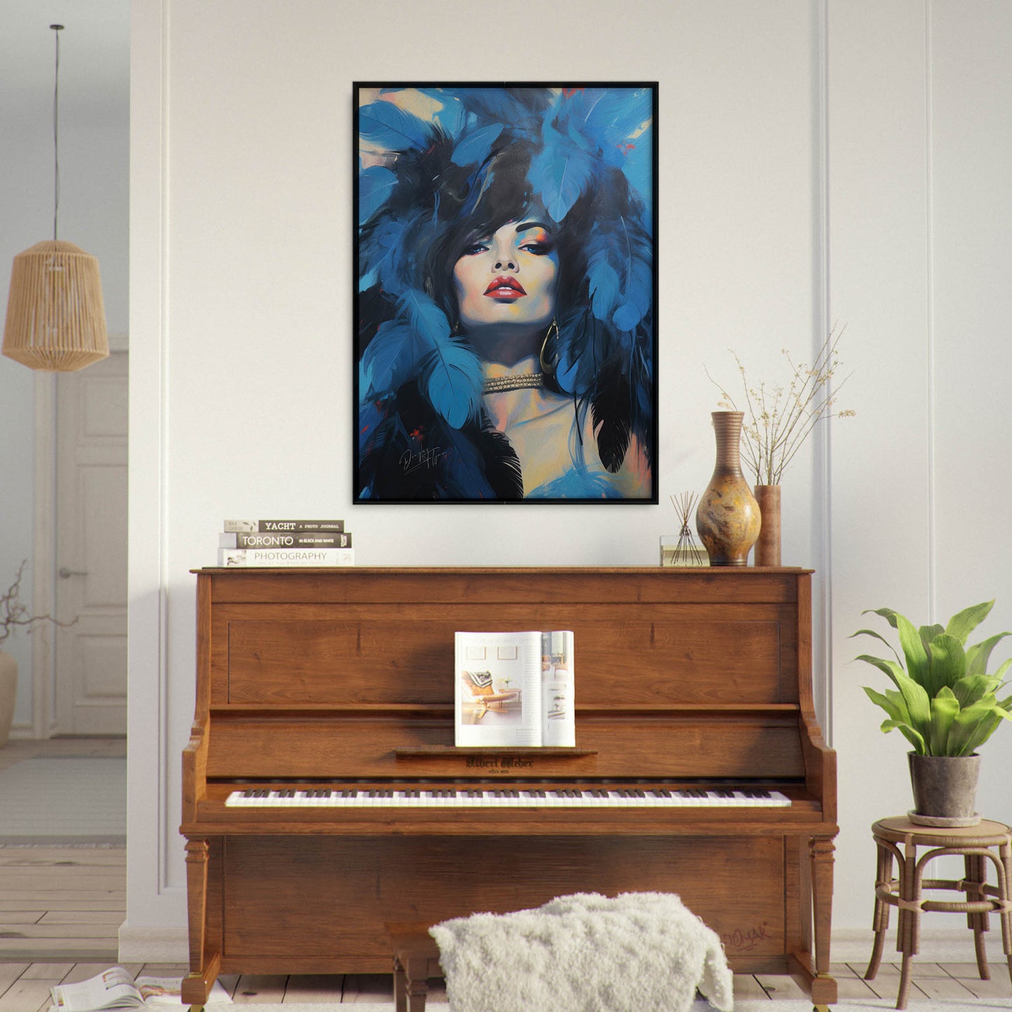 »Hollywood Blue Carneval Girl 1«