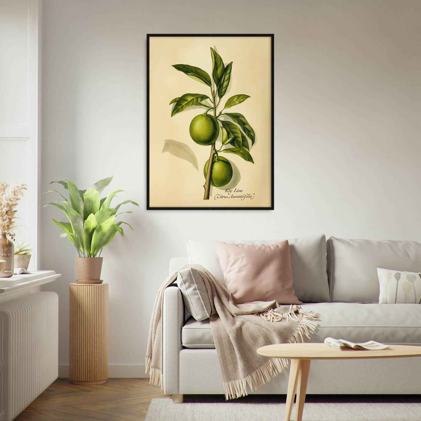 »Key Lime« botanisk vintageposter