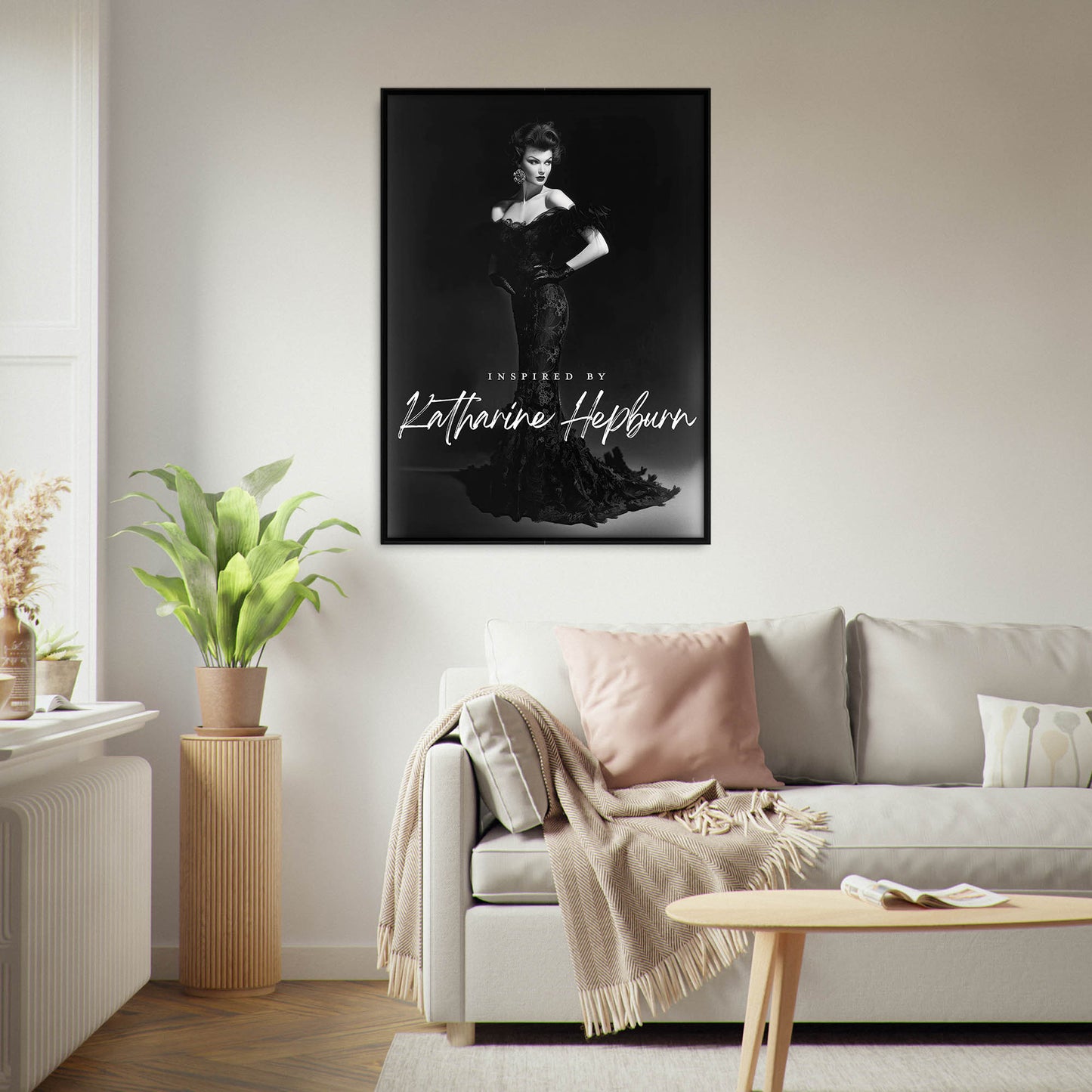 »Katharine Hepburn in Mermaid Gown« poster