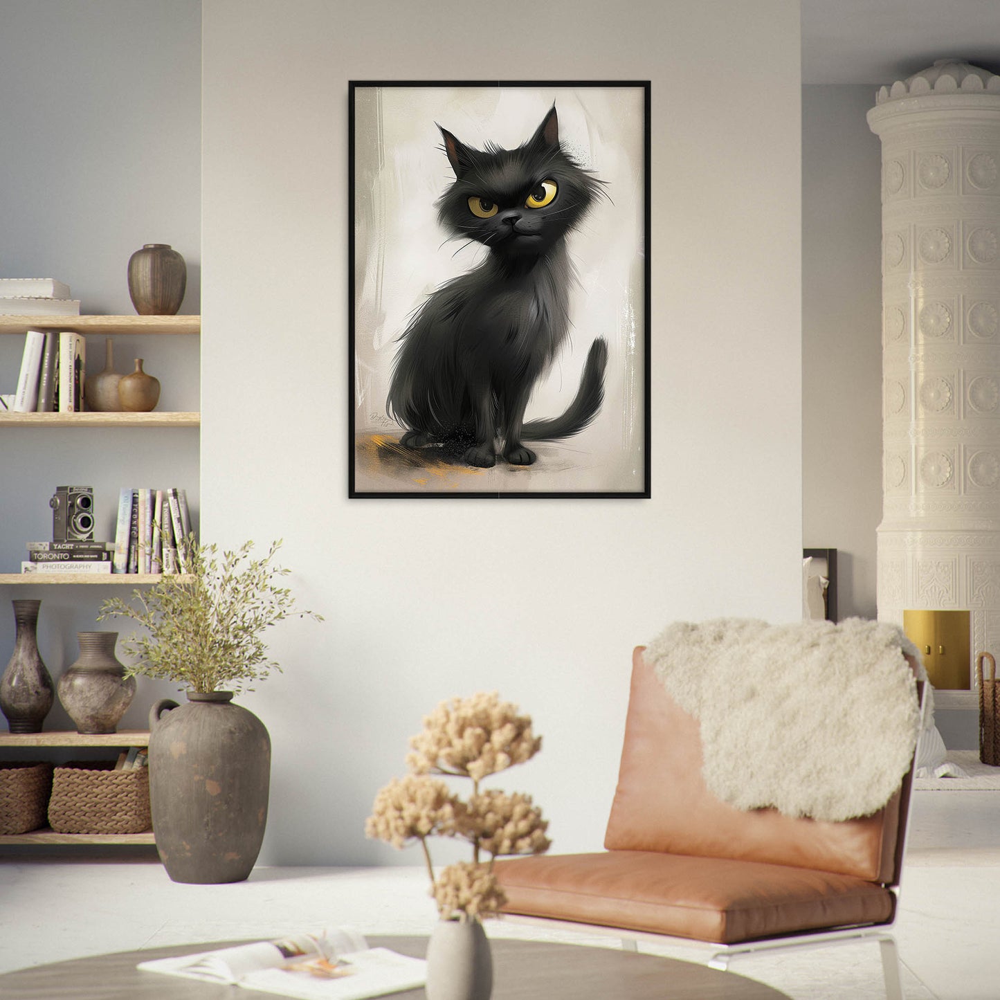 »Purrfectly Grumpy« poster