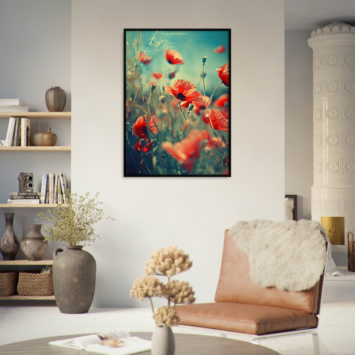»Whispering Petals«, poster i fri fotografisk stil