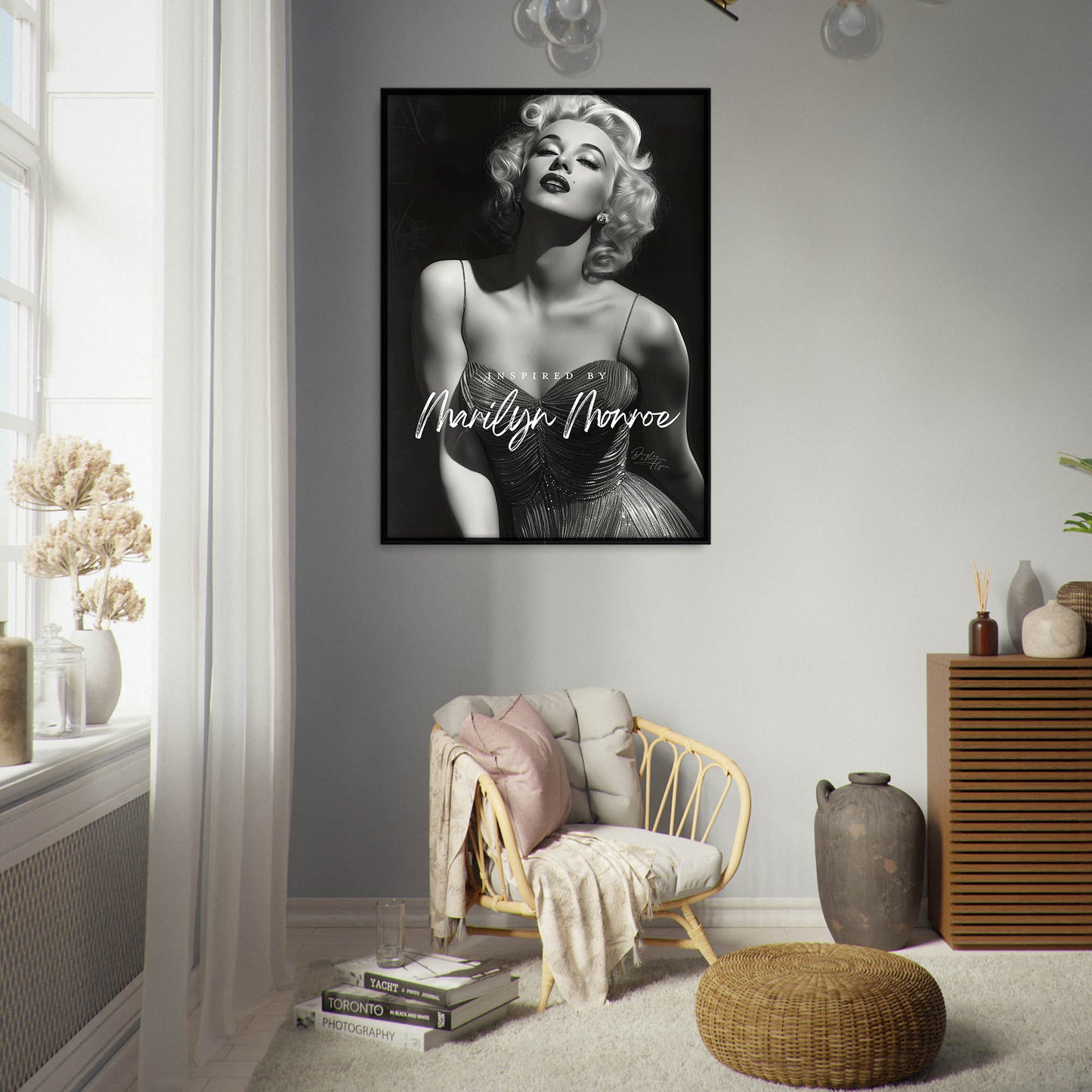 »Marilyn Monroe in Empire Waist Gown« poster