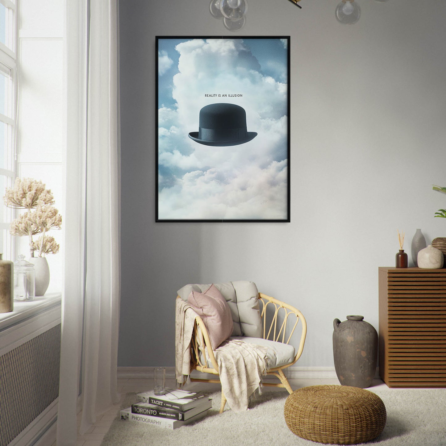 »Reality is an illusion« arty poster