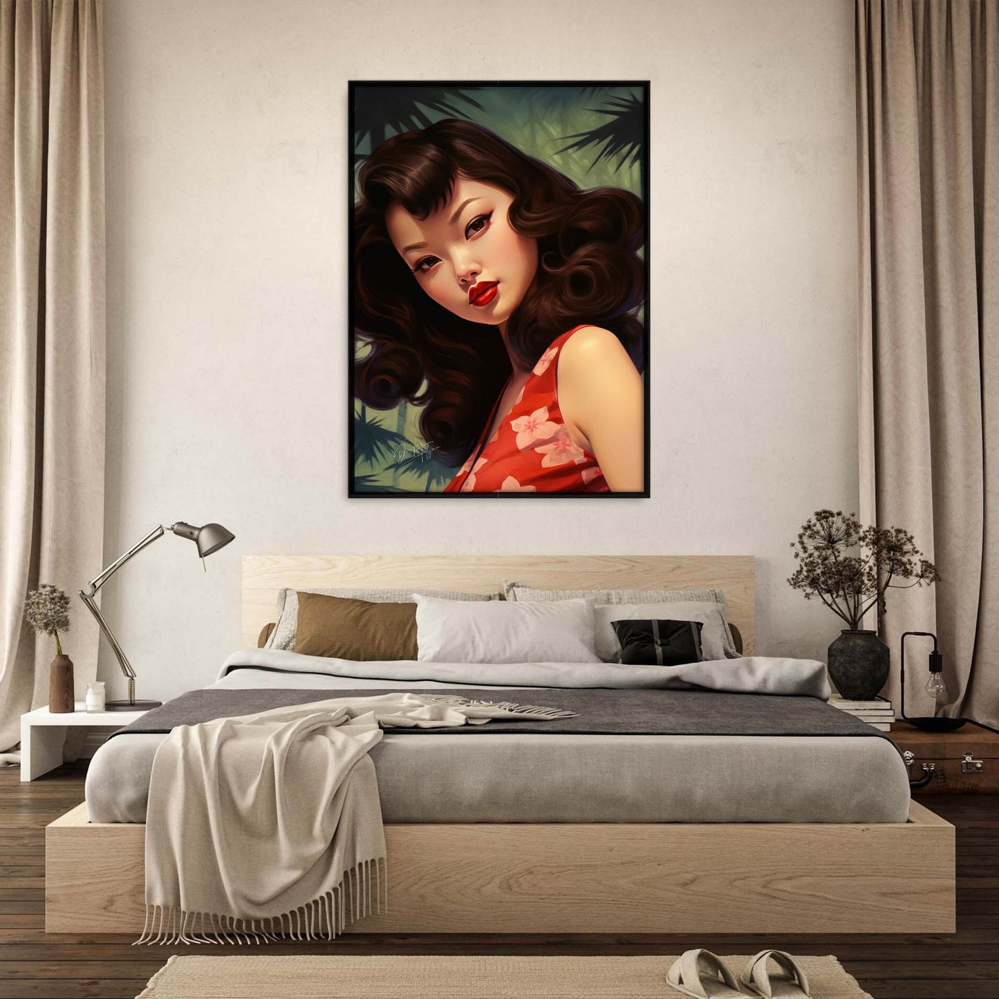 »Oriental Vintage Girl 5«