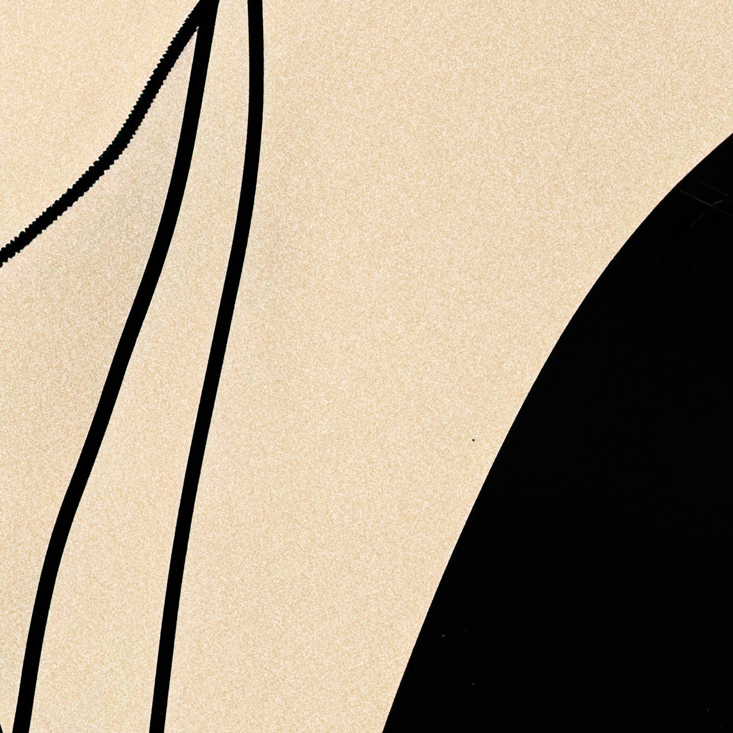 »Winding Lines«, poster med abstrakta former