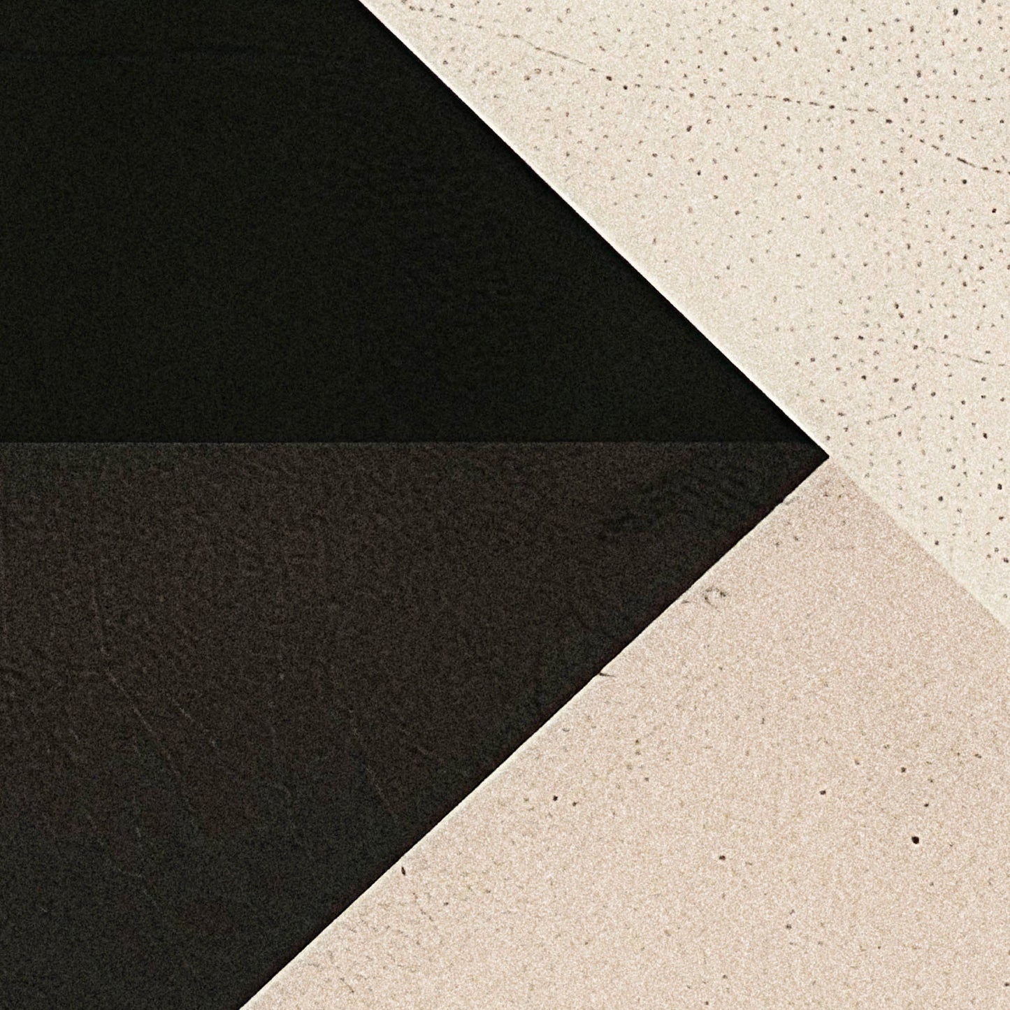 »Black Puzzle«, poster med abstrakta former