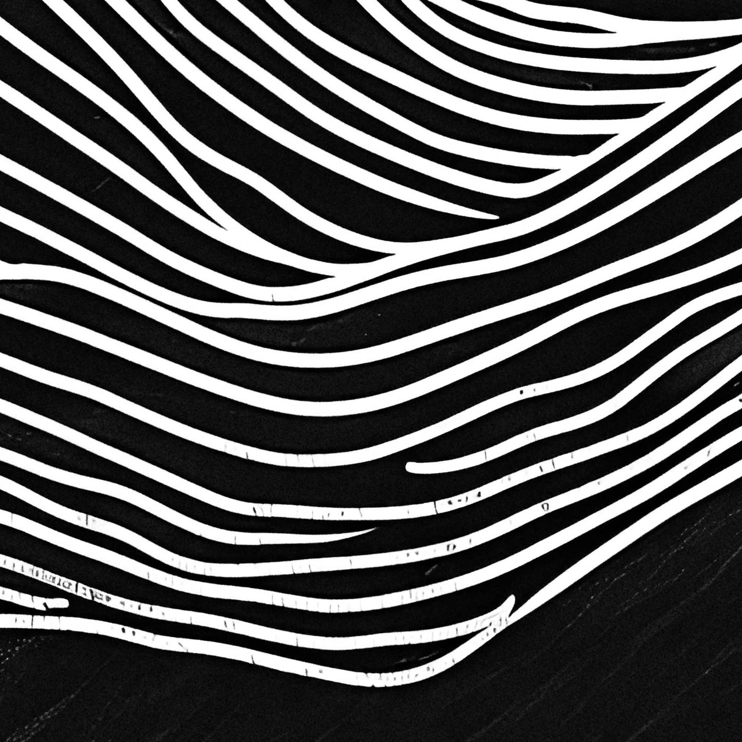 »Mountains Abstract«, poster med abstrakta former
