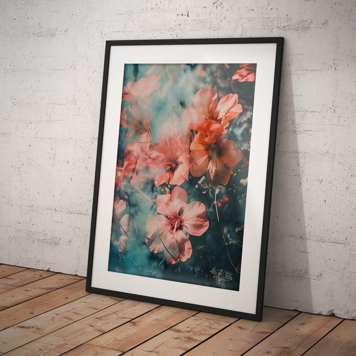 »Wind-Swept Blossoms«, poster i fri fotografisk stil