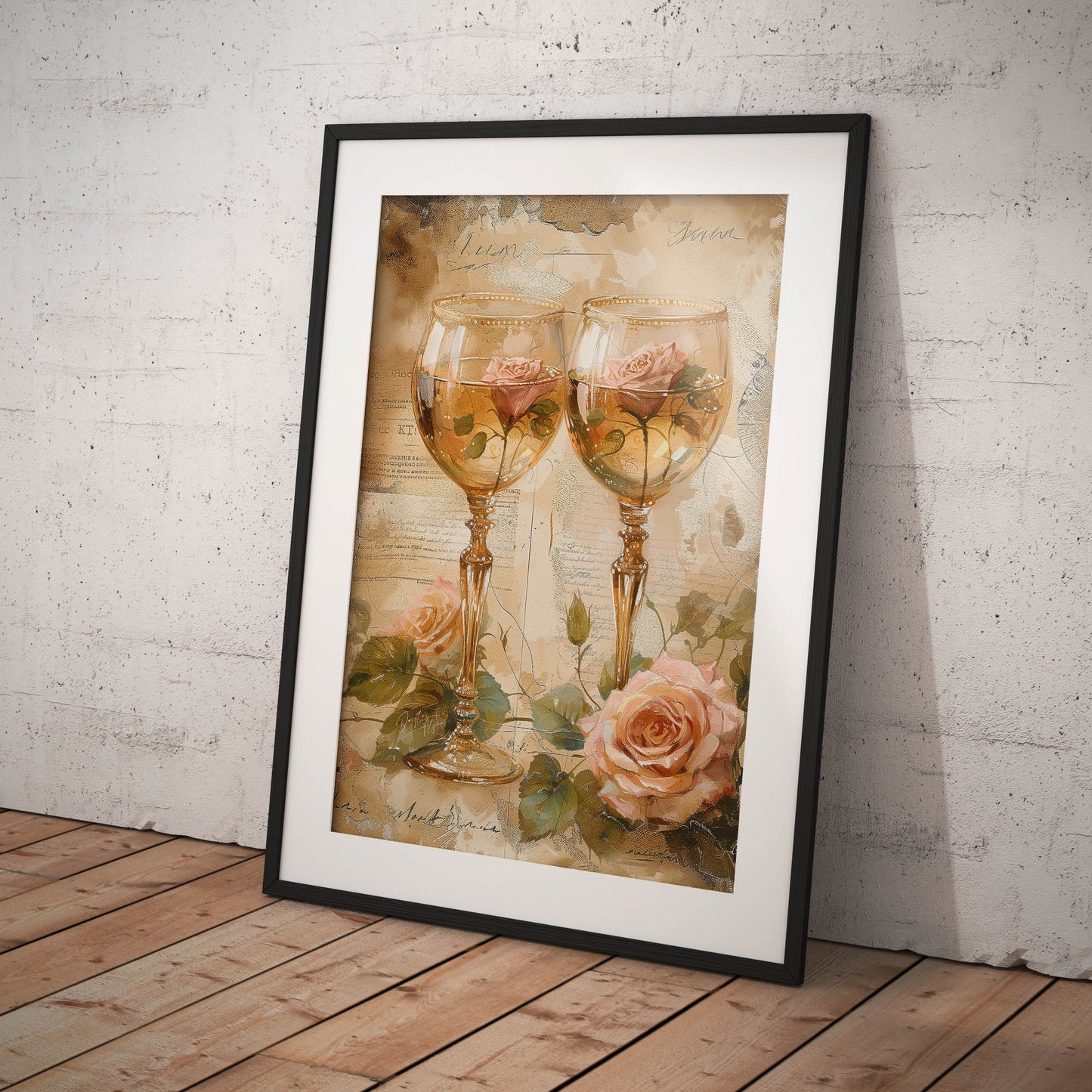 »A Romantic Toast« poster