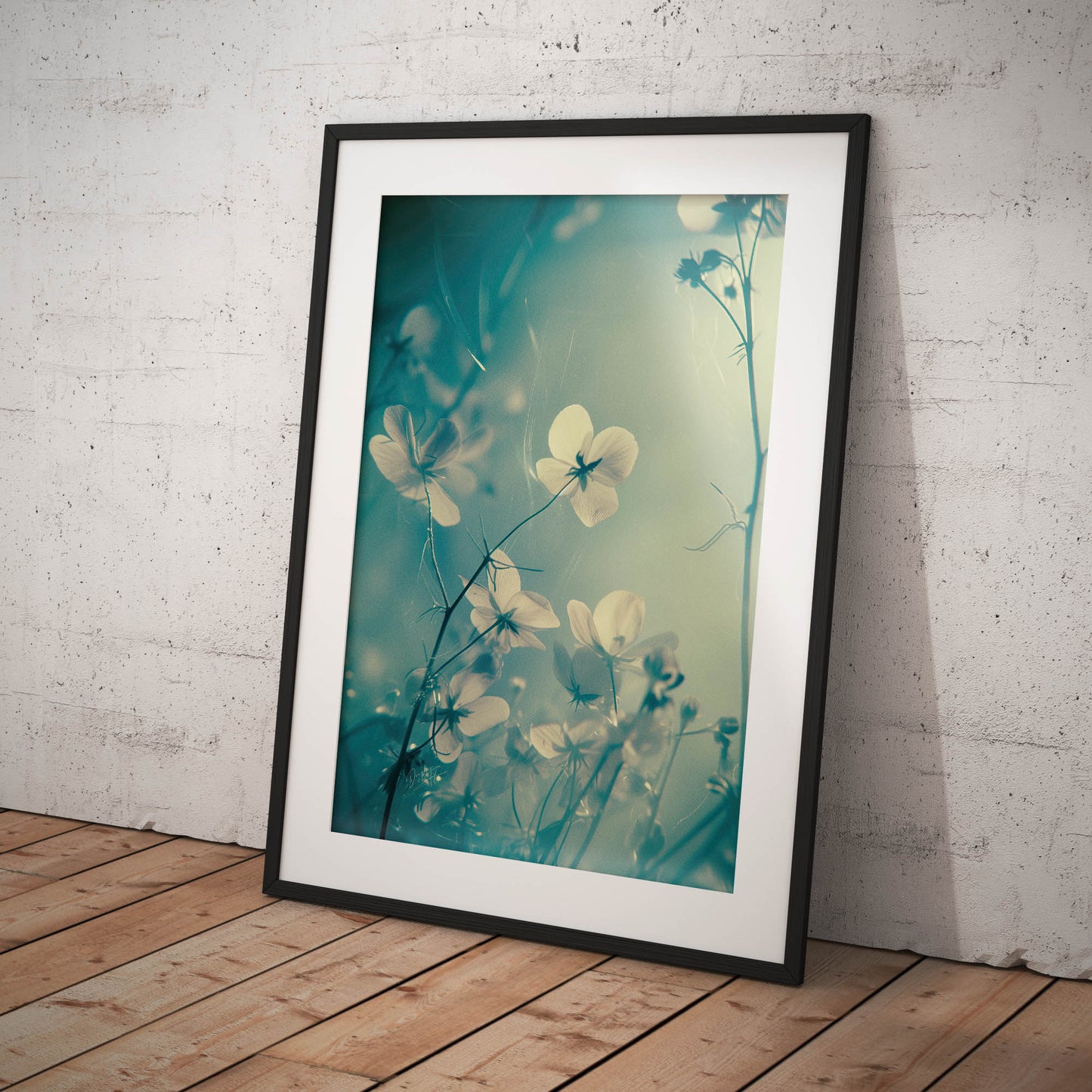 »Blossom Whirlwind«, poster i fri fotografisk stil