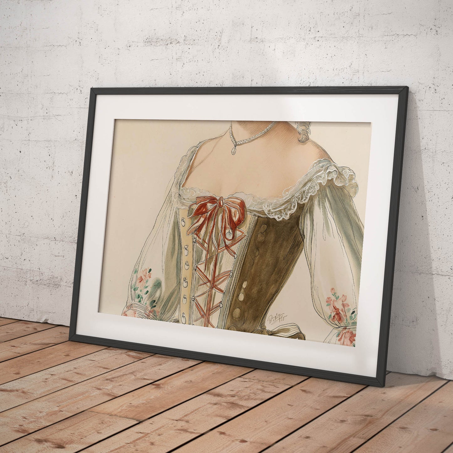 1700s German Day Dress