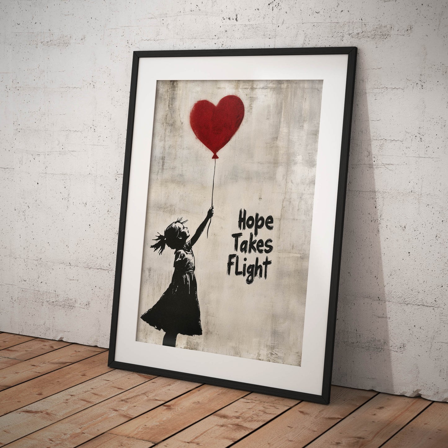 »Hope Takes Flight« arty poster