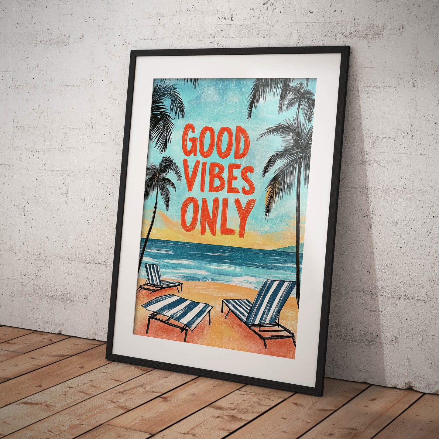 »Good Vibes Only« skön poster