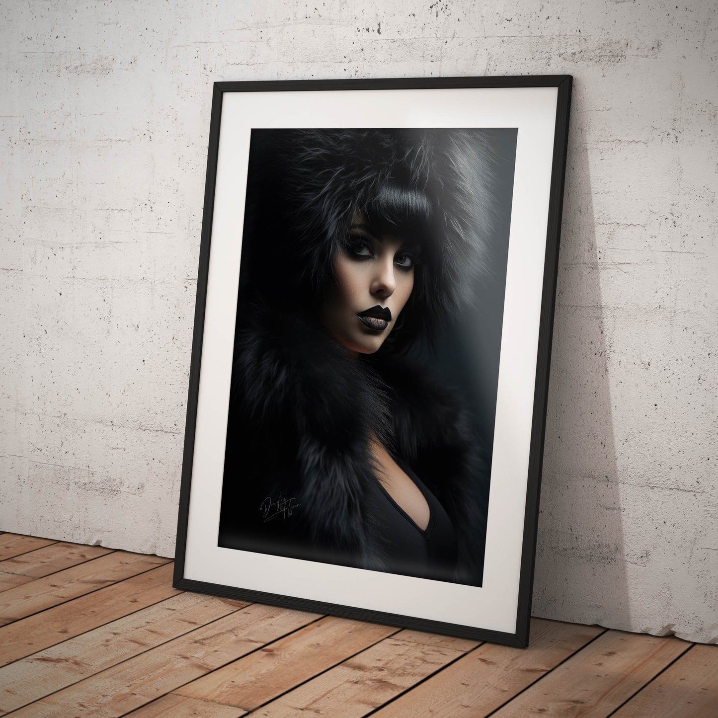 »Girl With Black Fur 3«