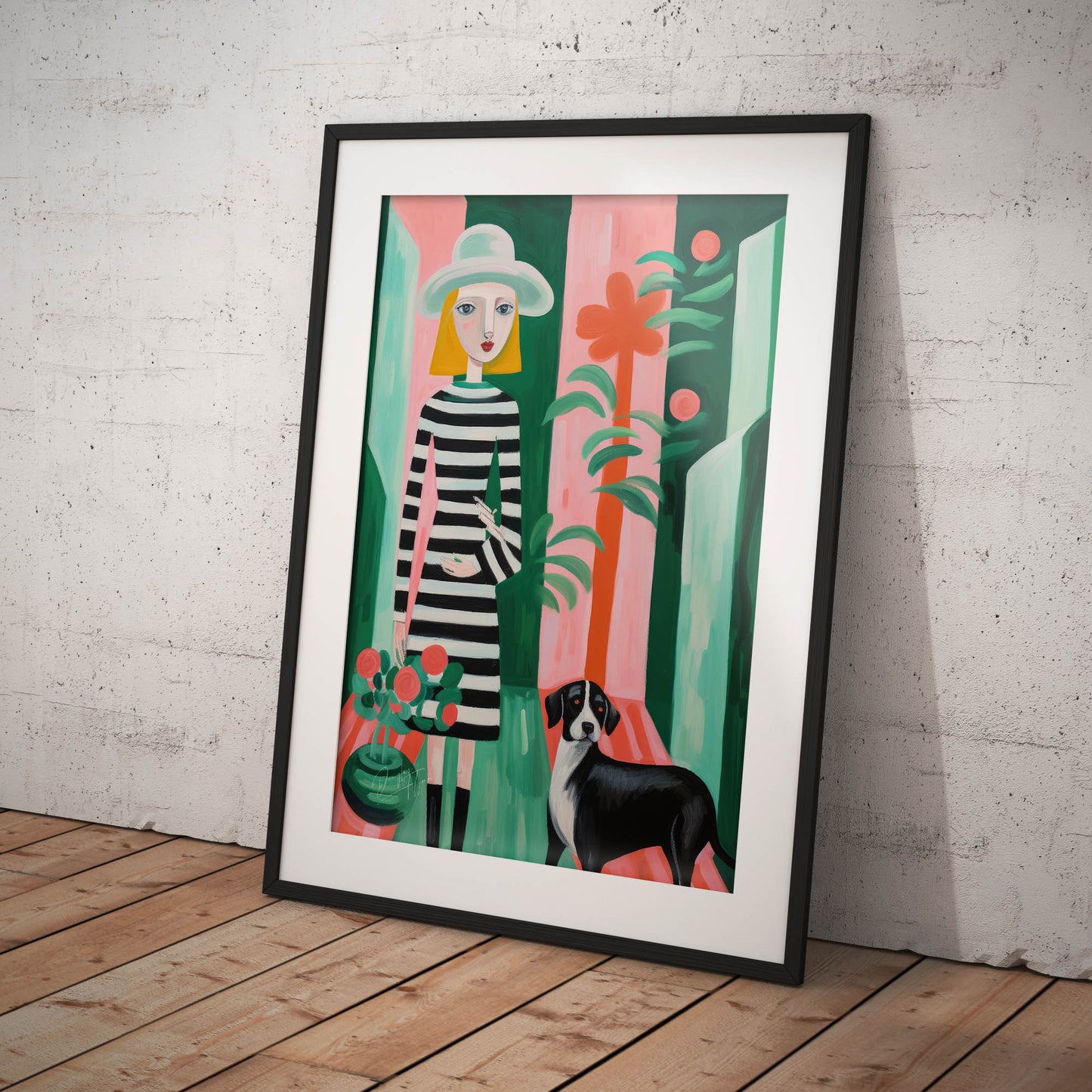 »Cecila and Her Dog«
