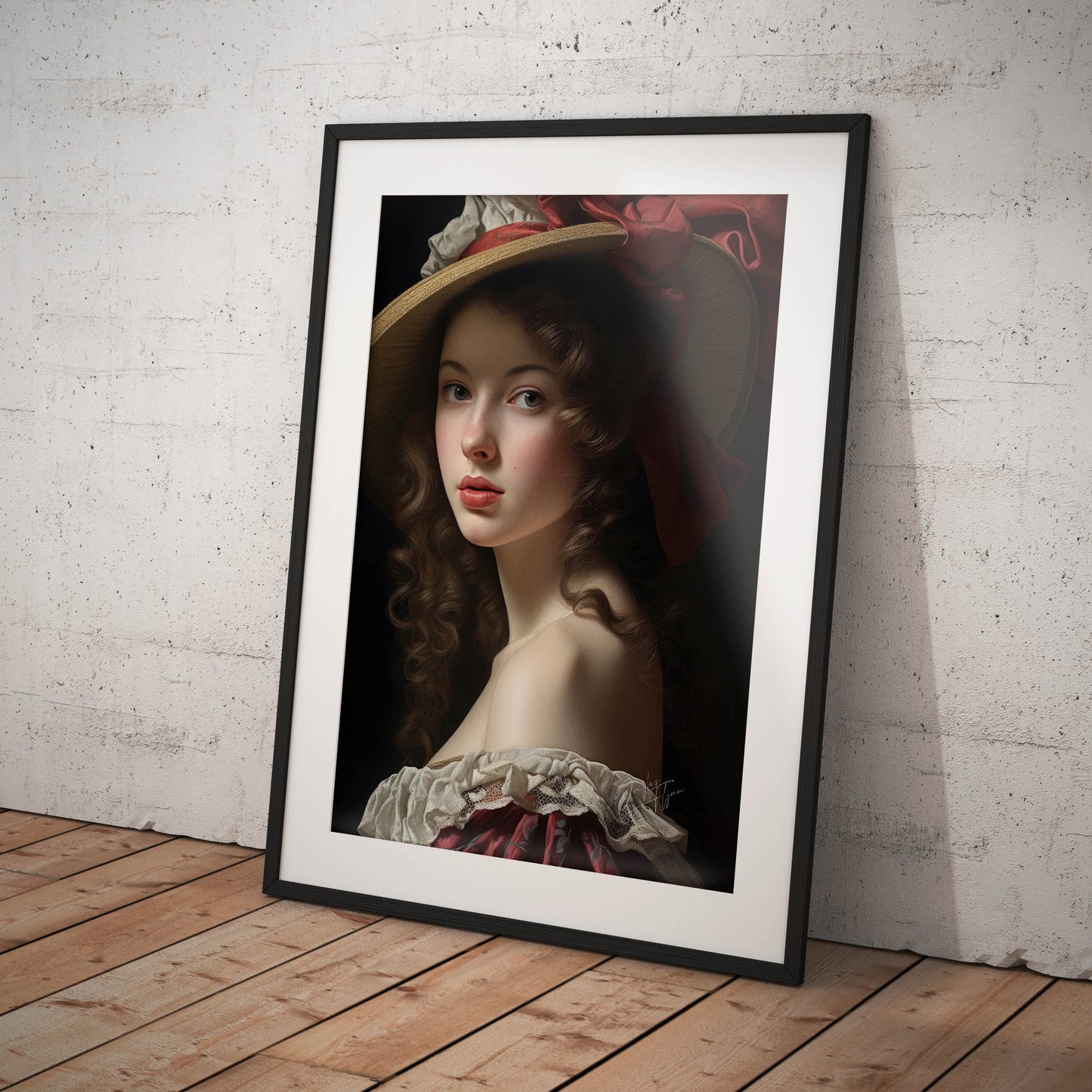 »Jeanette Rococo Girl Portrait 2«