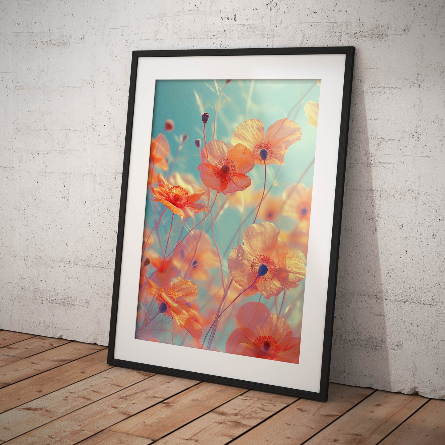 »Garden in the Wind«, poster i fri fotografisk stil