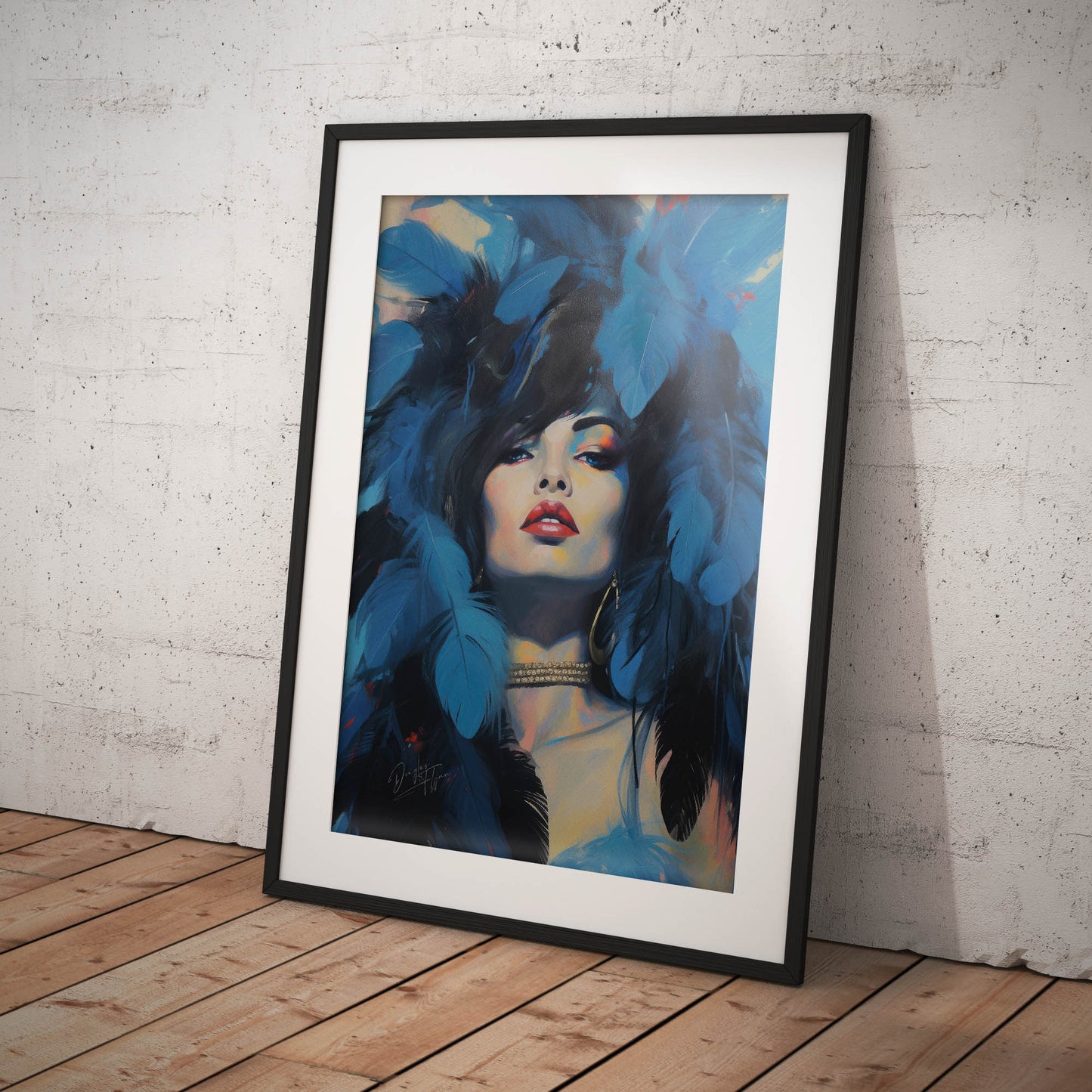 »Hollywood Blue Carneval Girl 1«