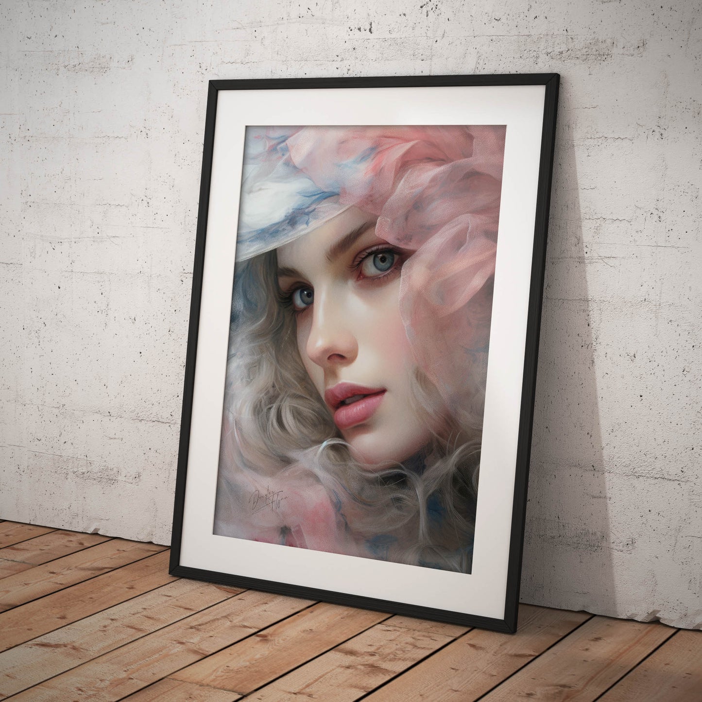 »Mary Rococo Girl Portrait 2«