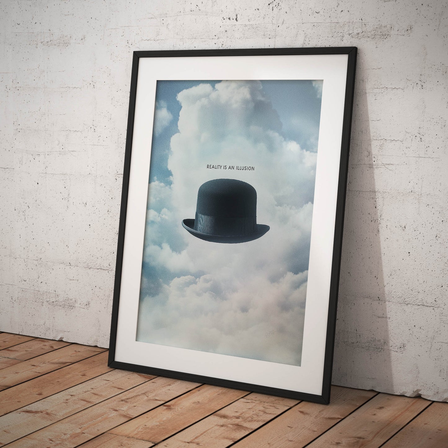 »Reality is an illusion« arty poster