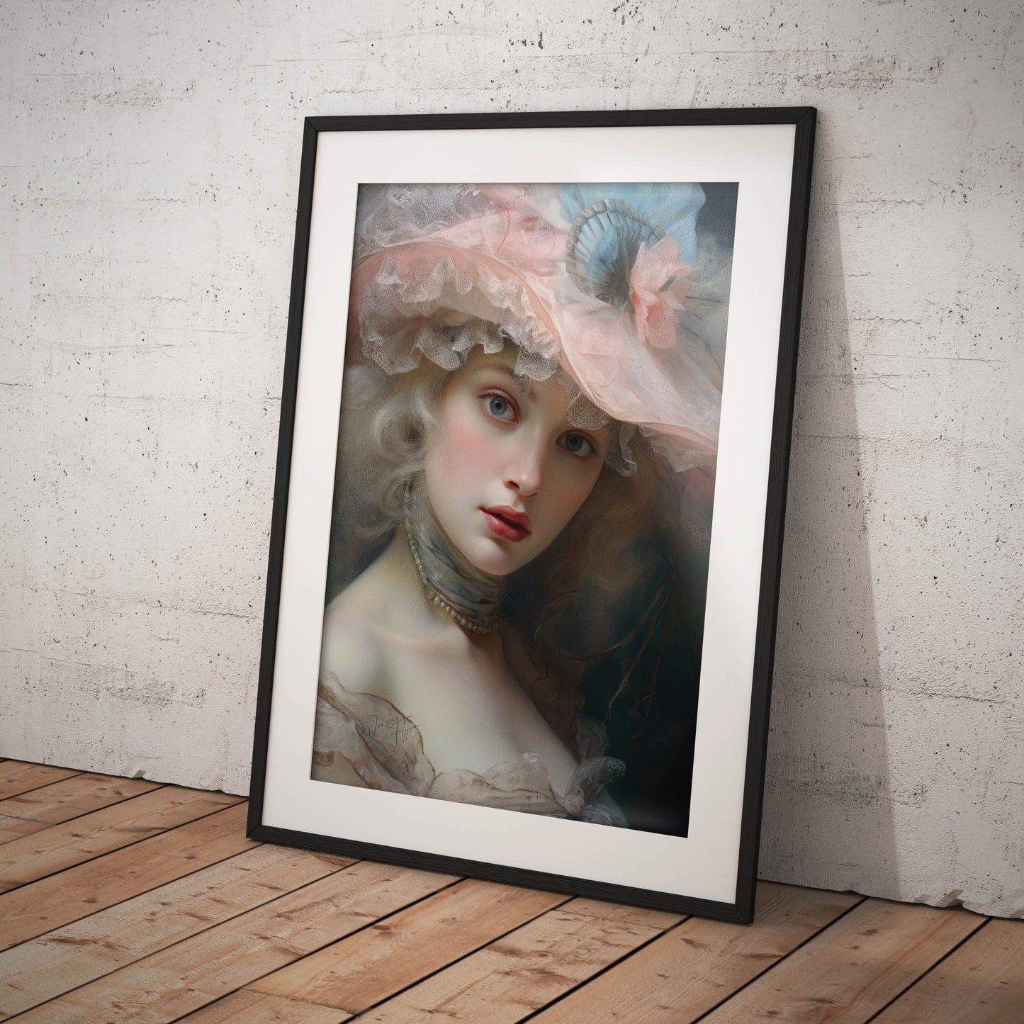 »Mary Rococo Girl Portrait 1«