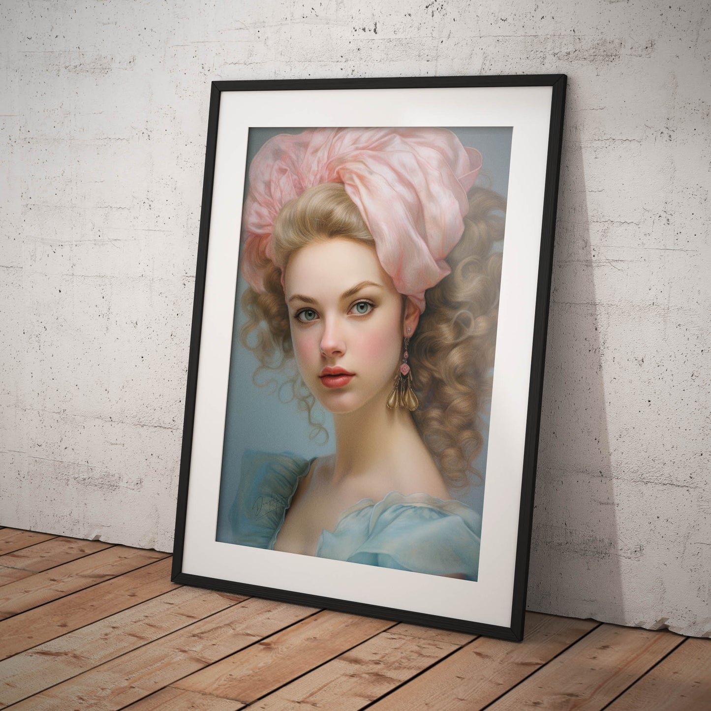»Mary Rococo Girl Portrait 3«