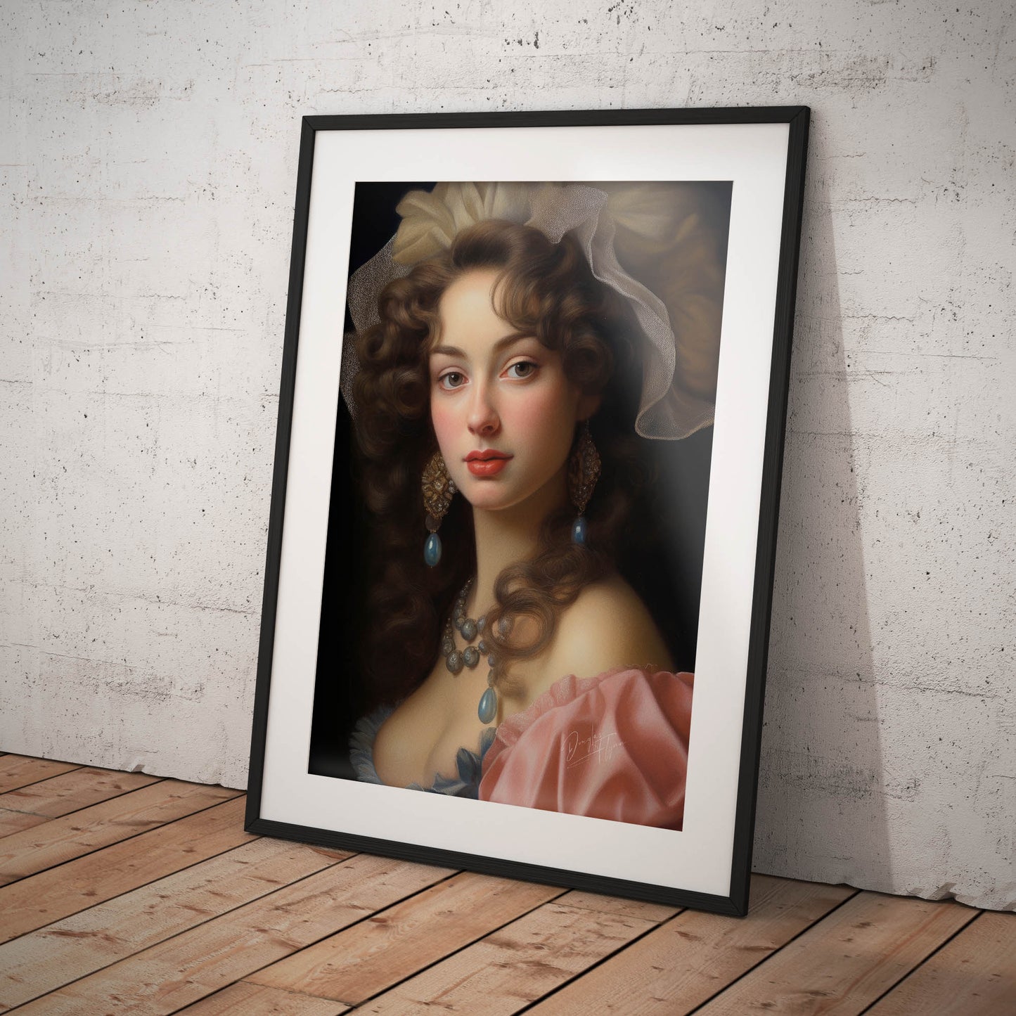 »Nina Rococo Girl Portrait 1«