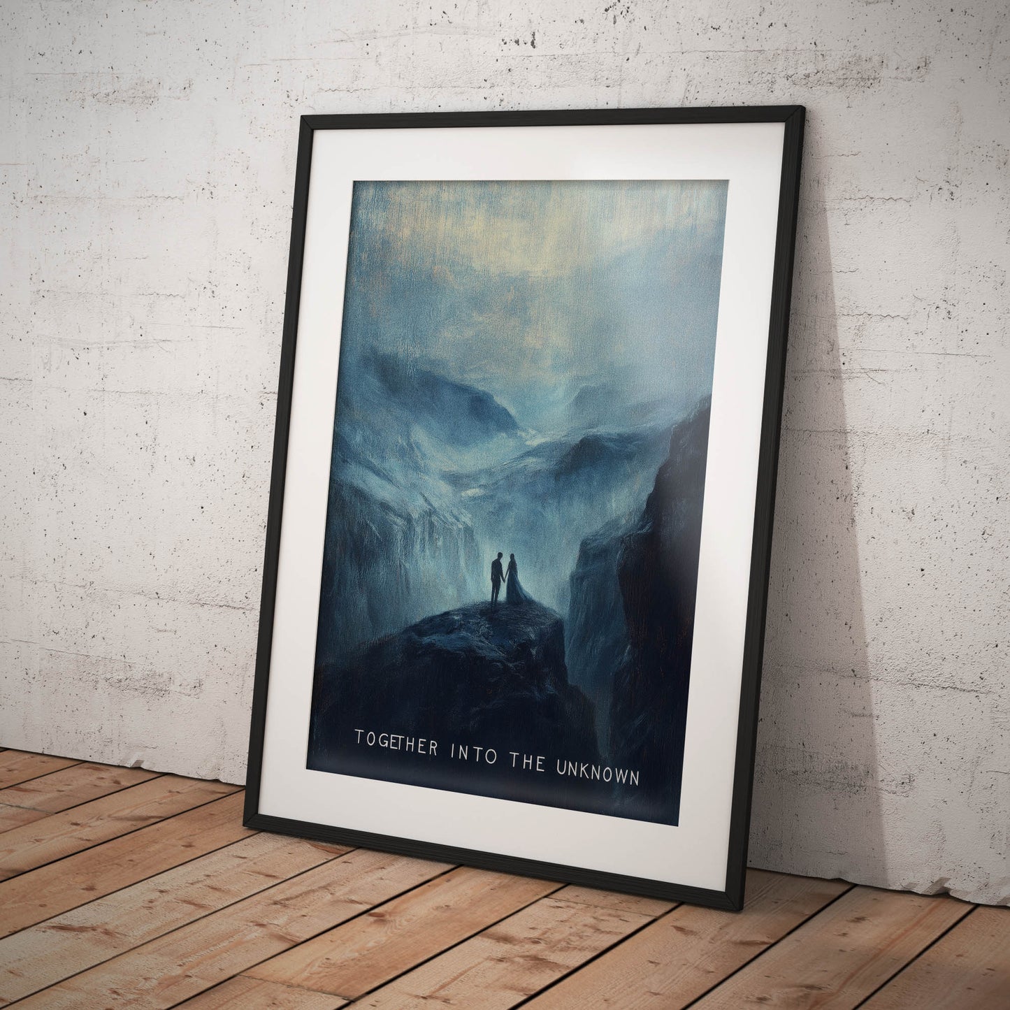»Together Into The Unknown«, romantisk poster