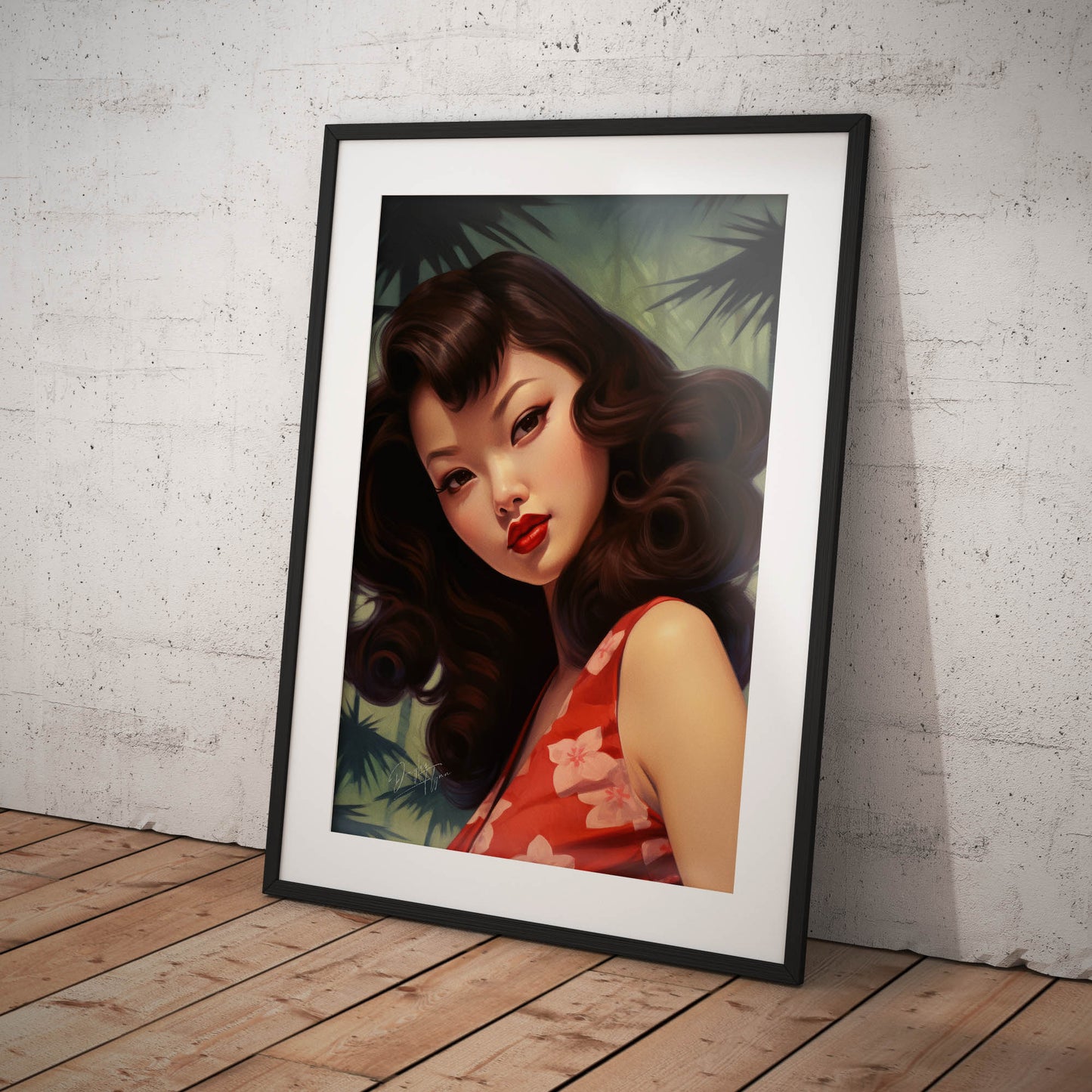»Oriental Vintage Girl 5«