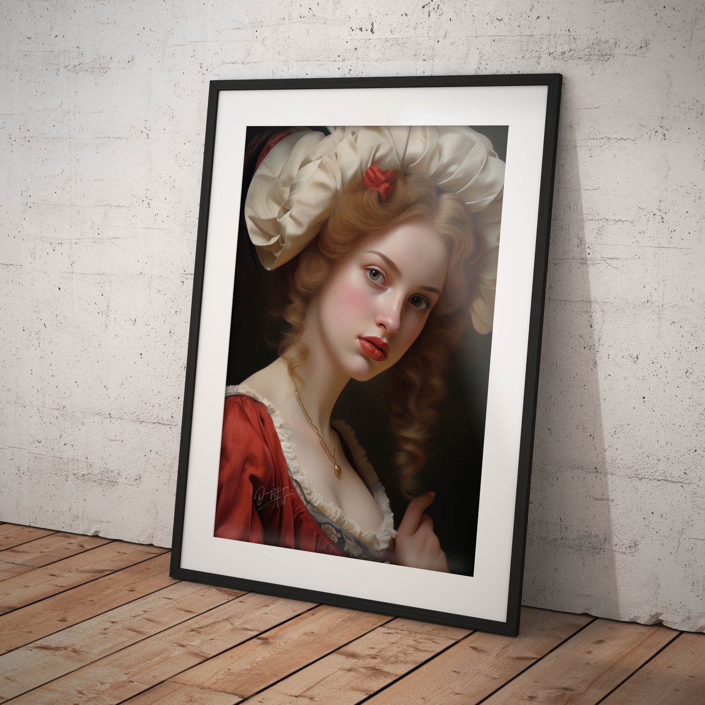 »Rebecca Rococo Girl Portrait 1«