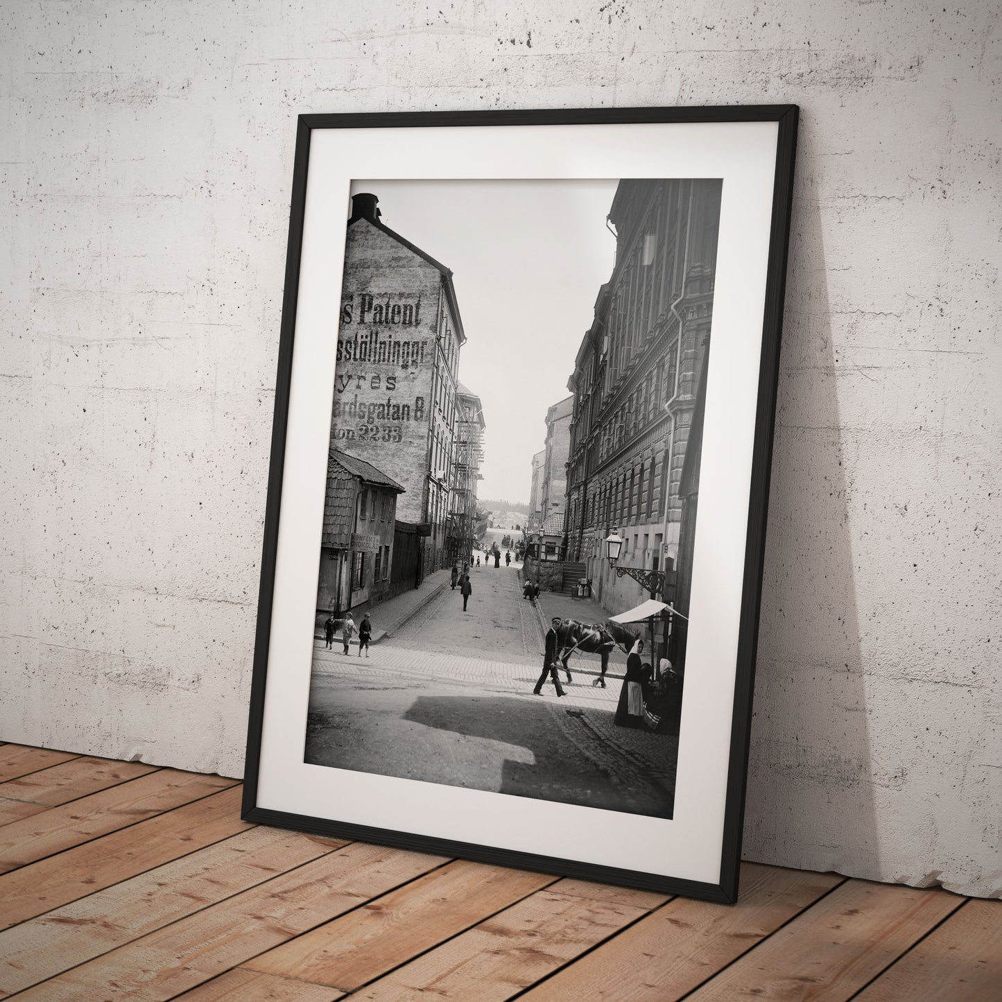 »Markvardsgatan 1896« historisk poster