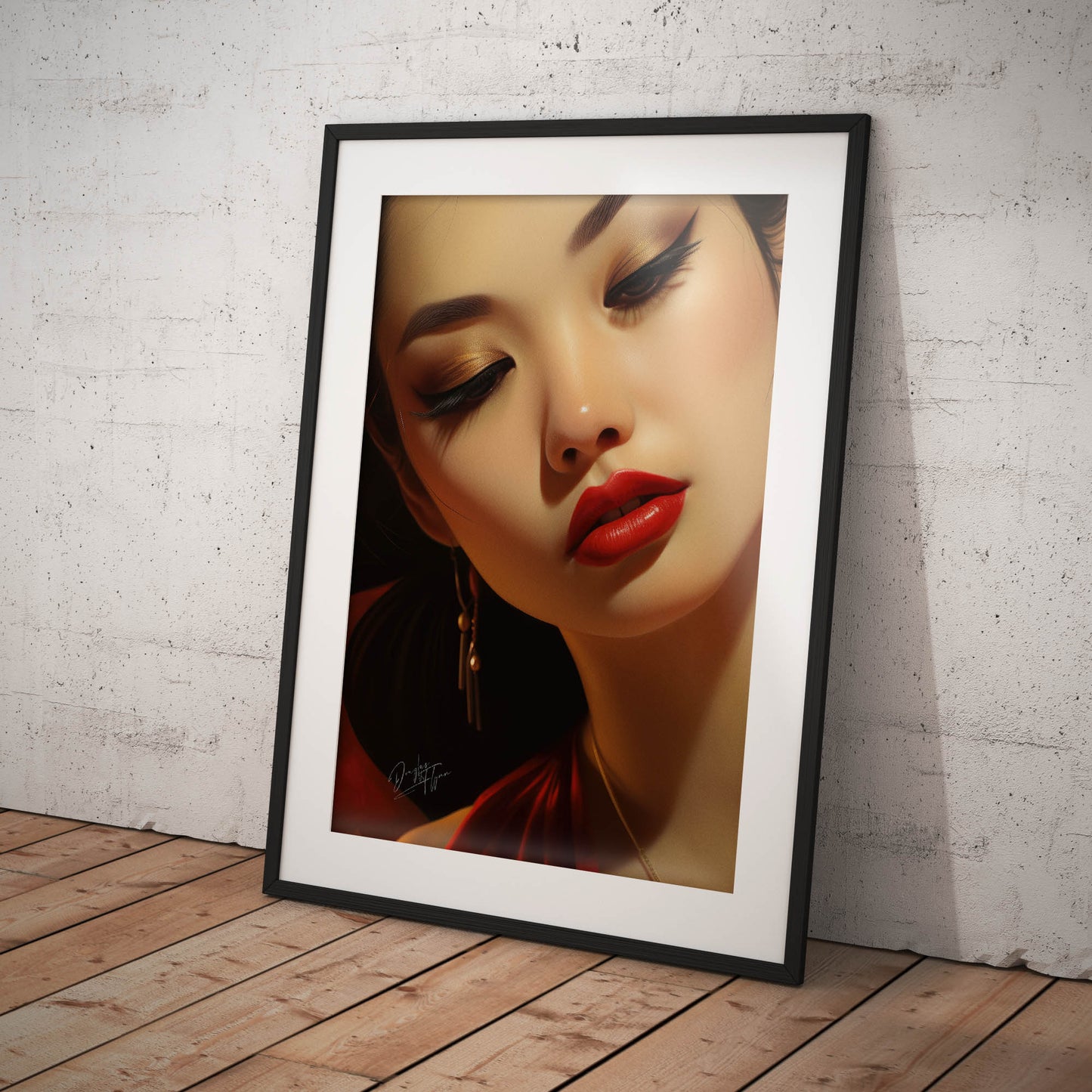 »Oriental Vintage Girl 8«