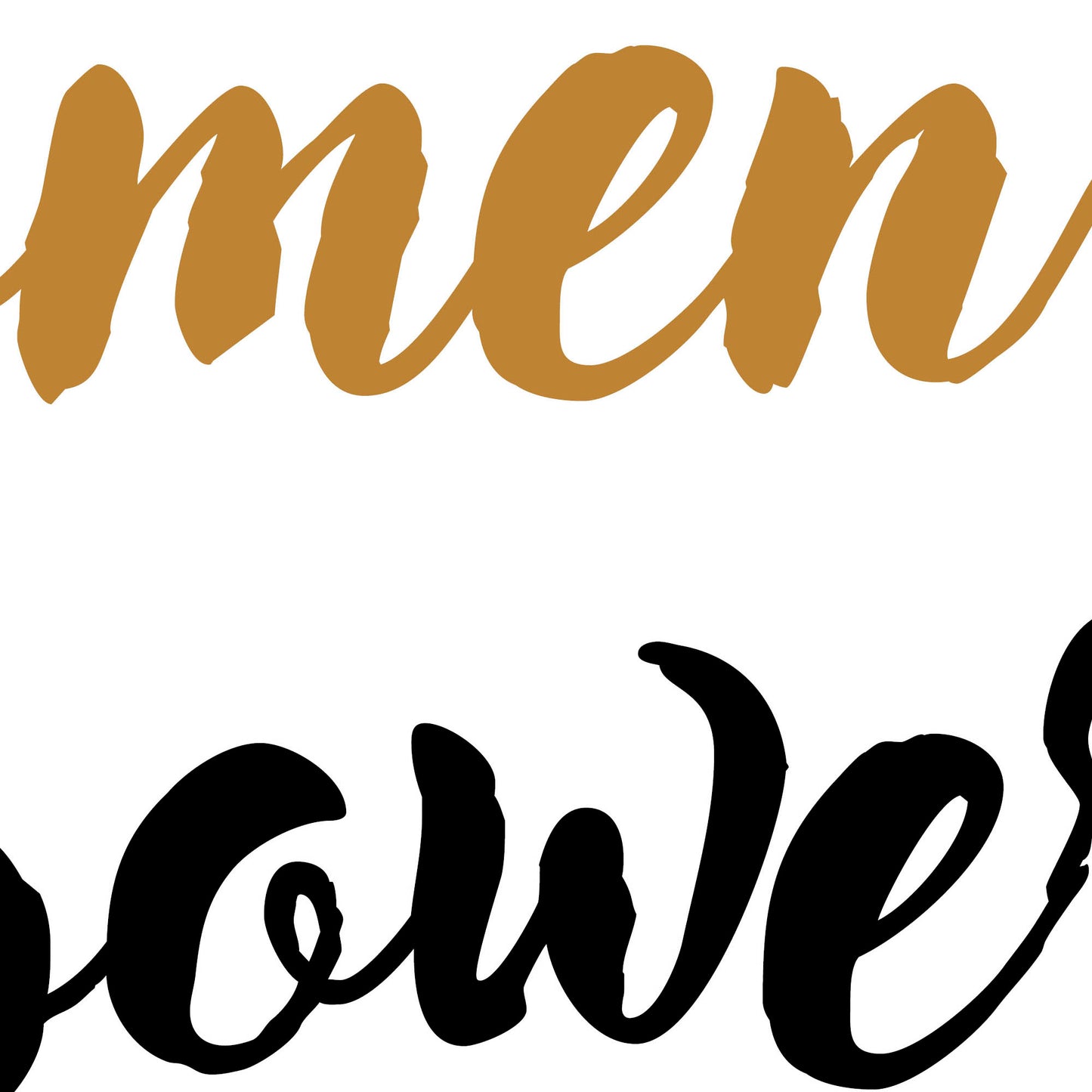 »Empowered women«