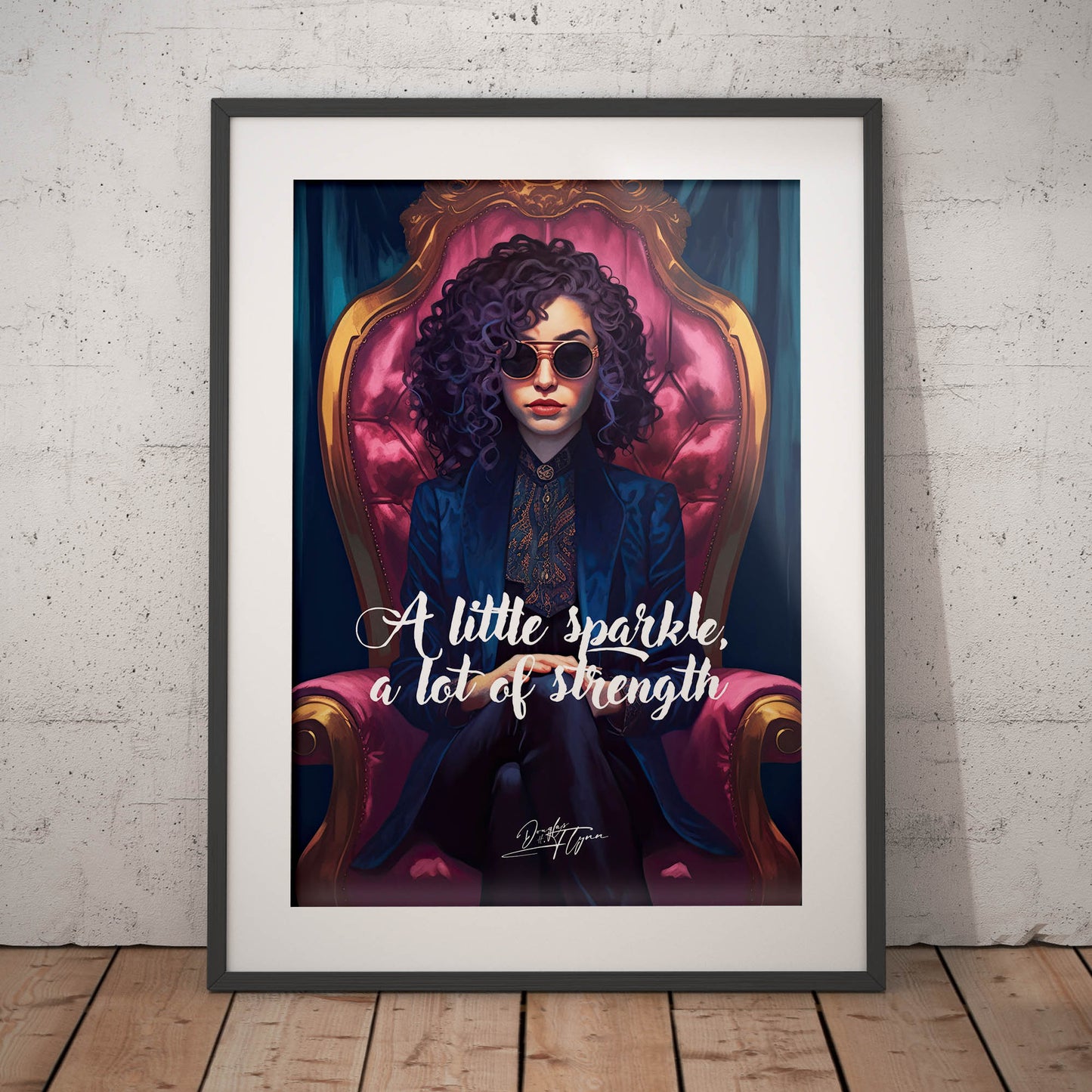 »A little sparkle, a lot of strength«