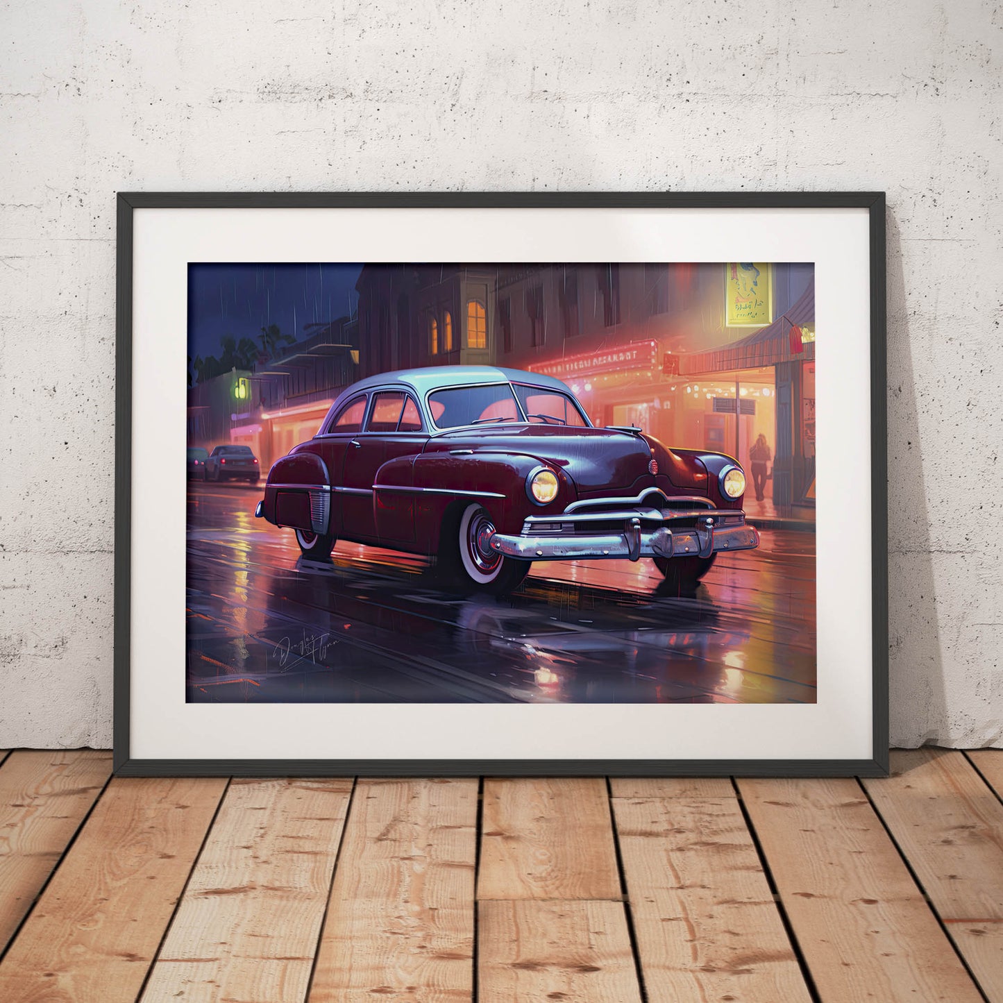 »Cherry red 1950 vintage Coupe«