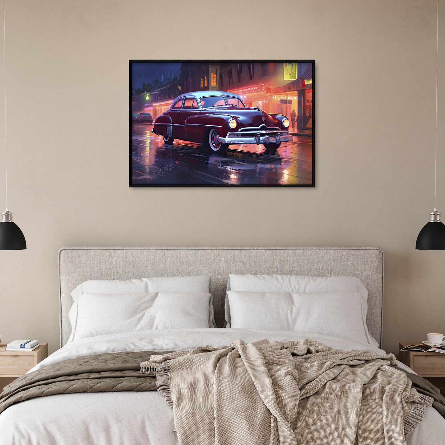 »Cherry red 1950 vintage Coupe«