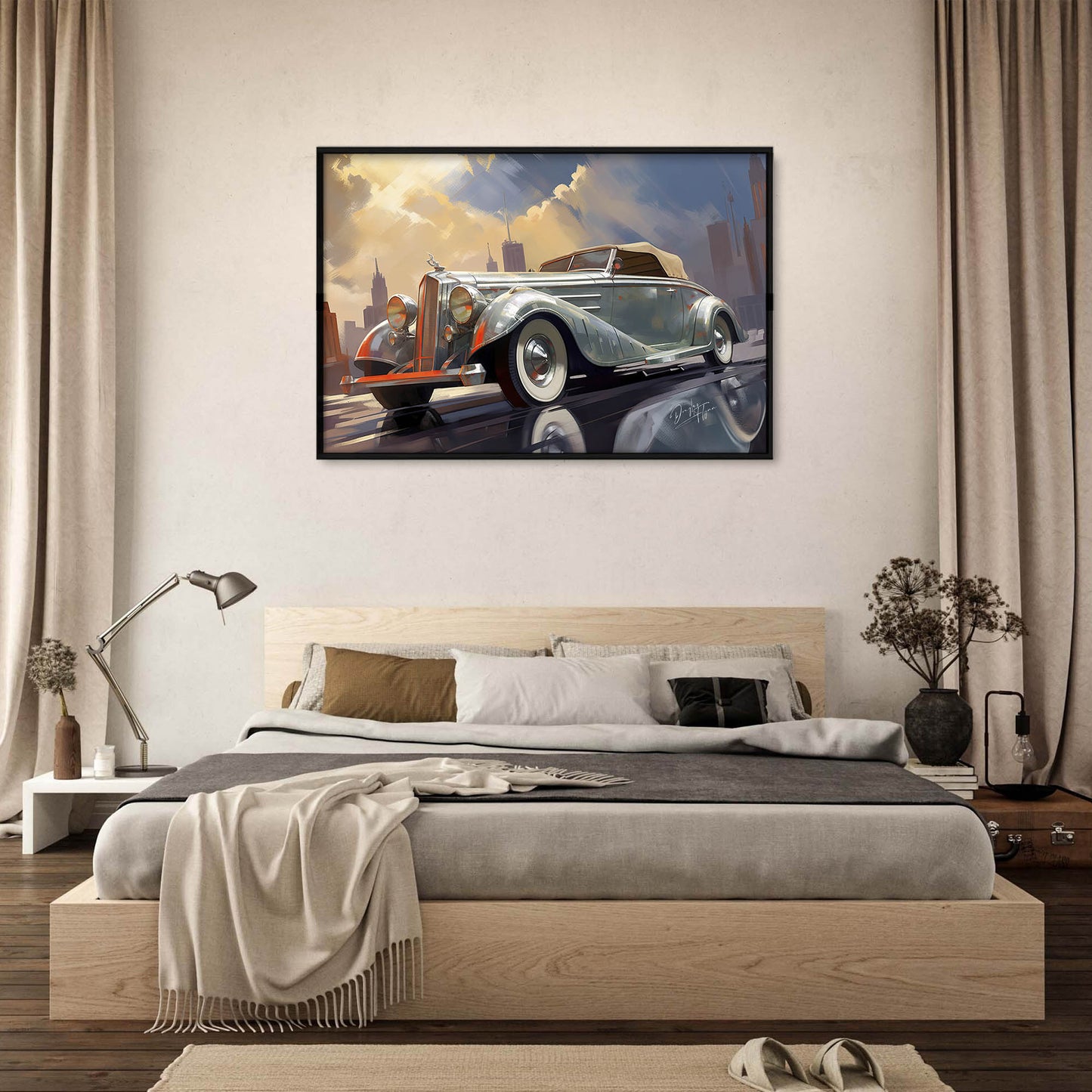 »Silver 1930s Pierce-Arrow Silver Arrow vintage cabriolet«