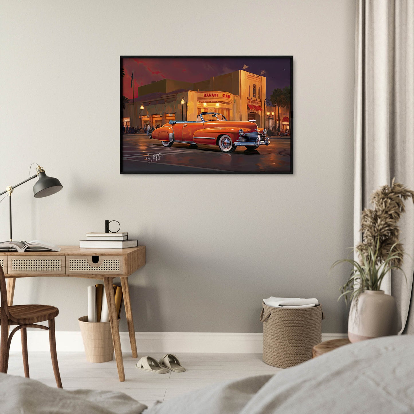»Tangerine 1940s Convertible vintage car«