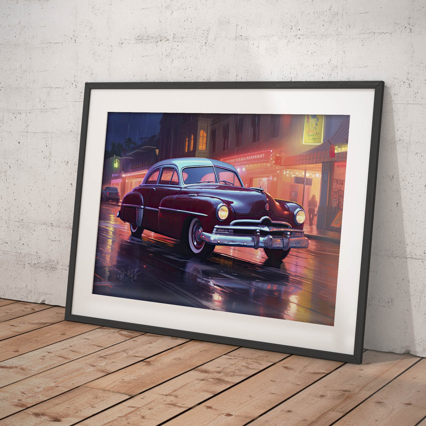 »Cherry red 1950 vintage Coupe«