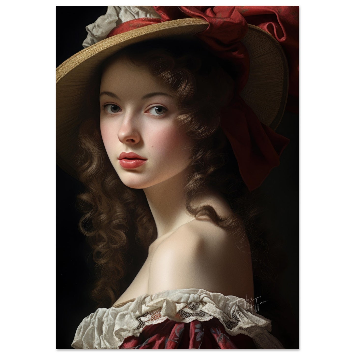 »Jeanette Rococo Girl Portrait 2«